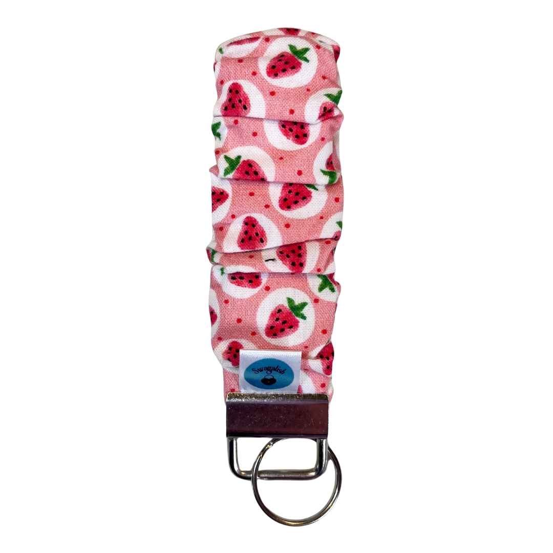 Wristlet-Scrunchie: Strawberry