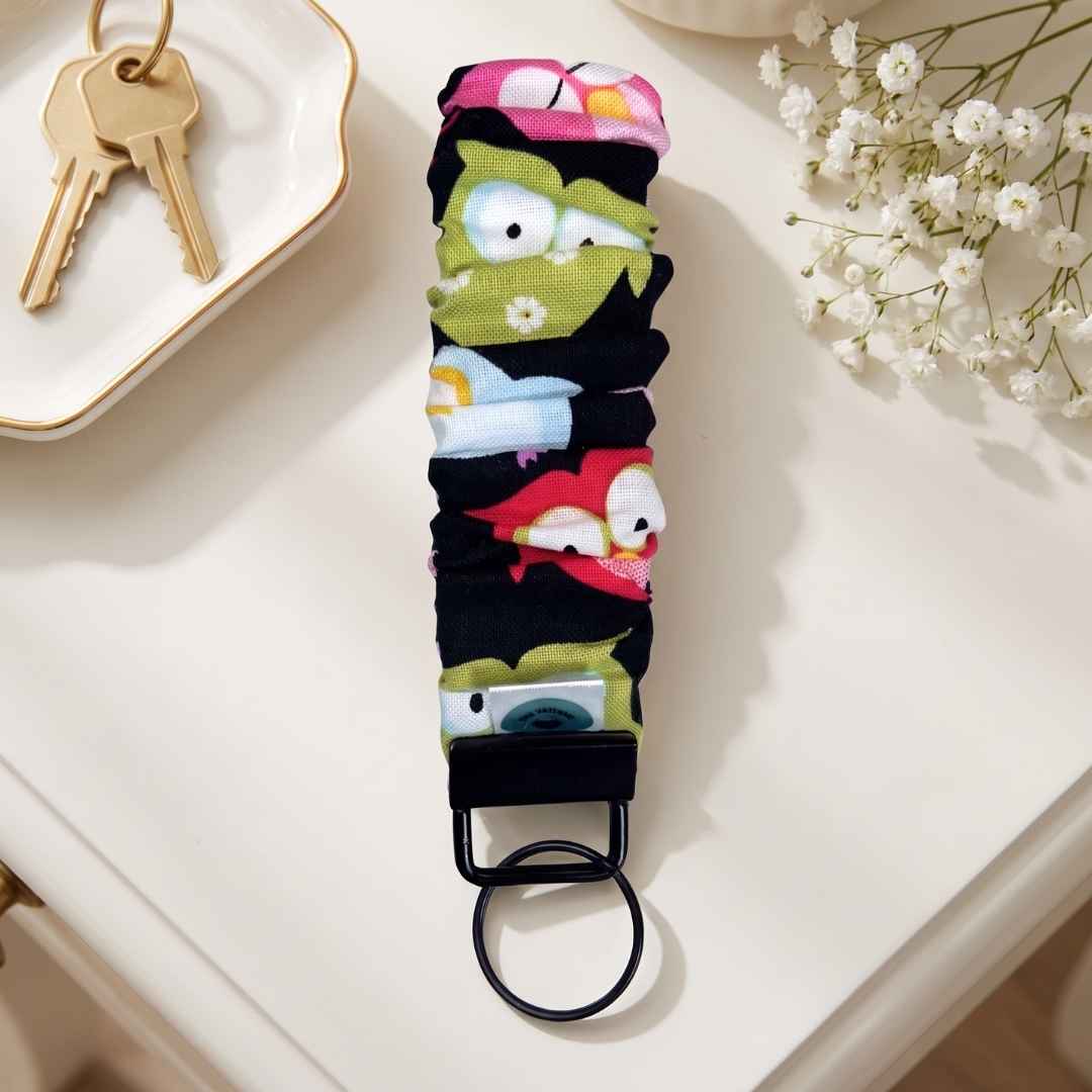 Wristlet-Scrunchie: Owl