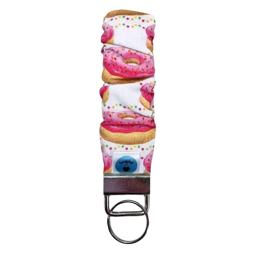 Wristlet-Scrunchie: Donuts in Pink