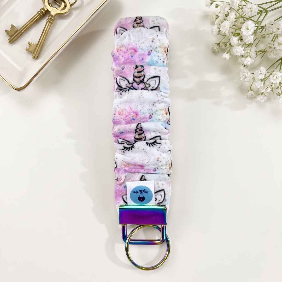 Wristlet-Scrunchie: Unicorn