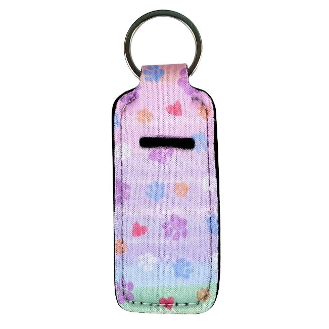 Lip Gloss Holder: Paws in Purple