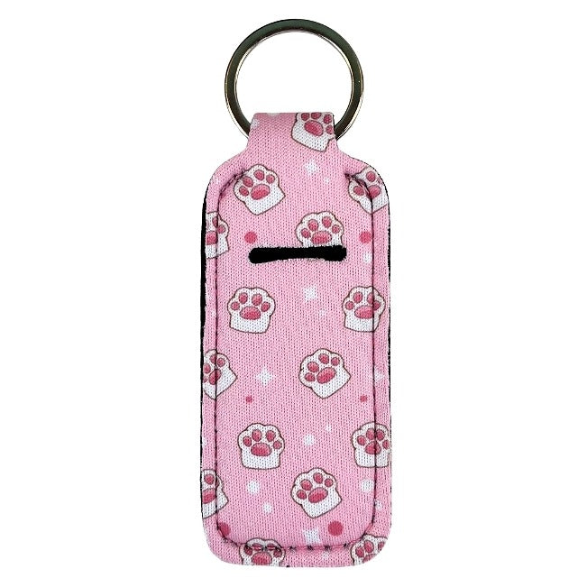 Lip Gloss Holder: Paws in Pink Blush