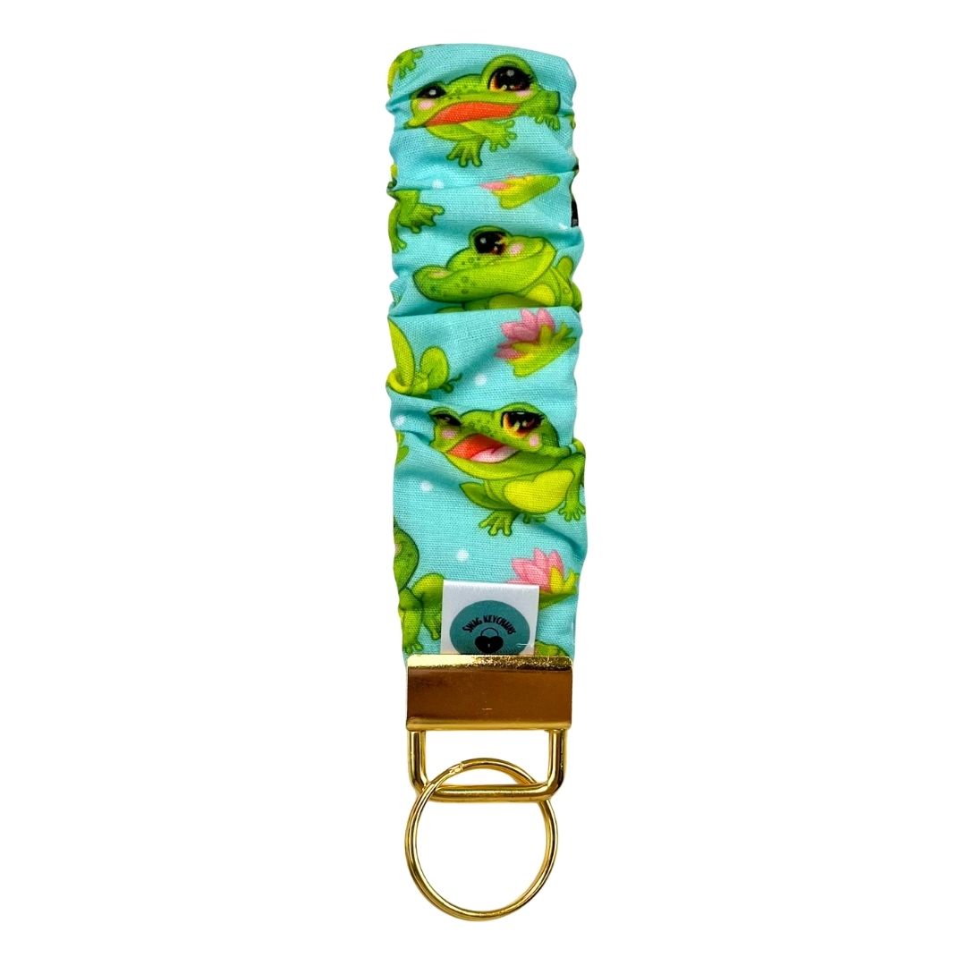 Wristlet-Scrunchie: Frog