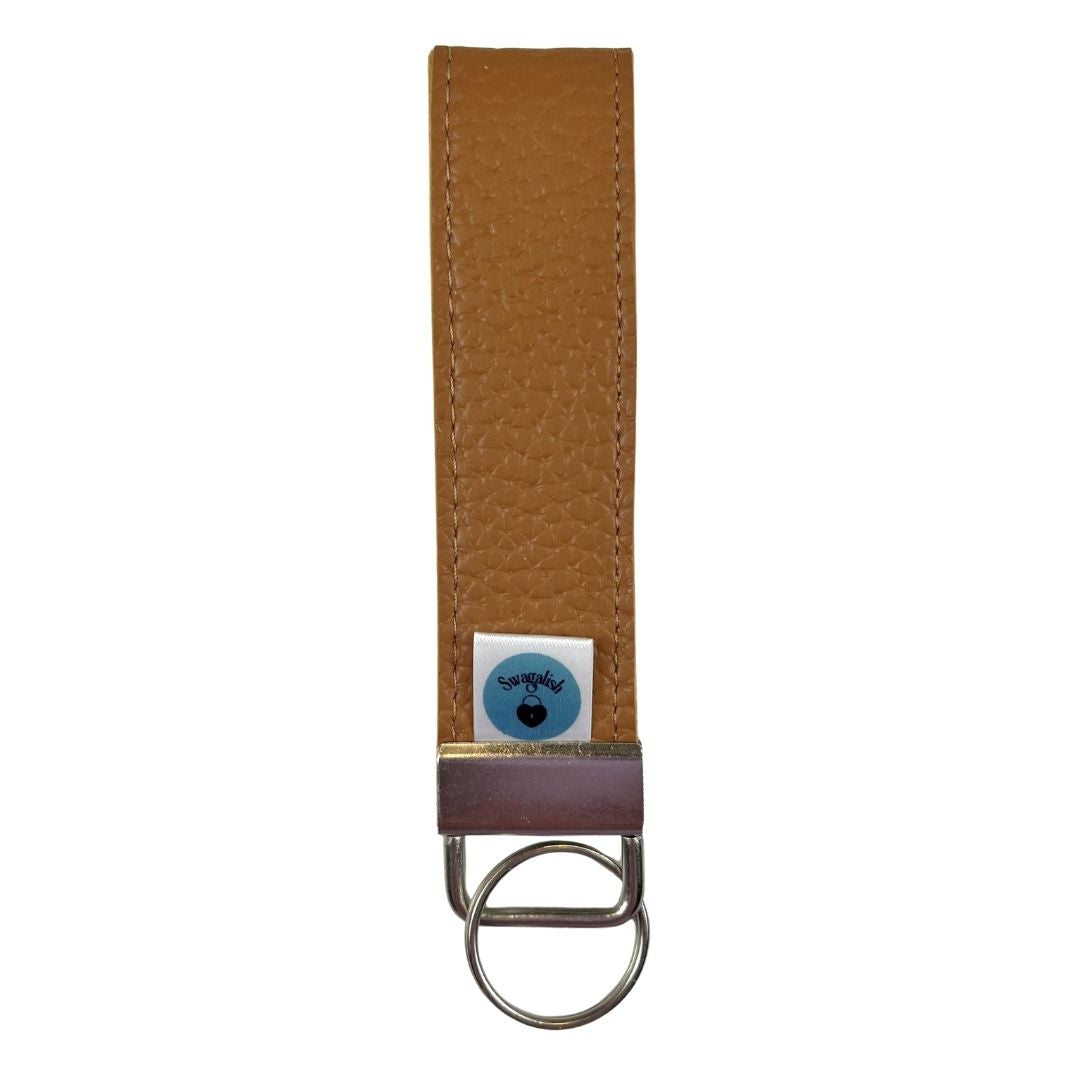 Wristlet-Faux Leather: Toffee