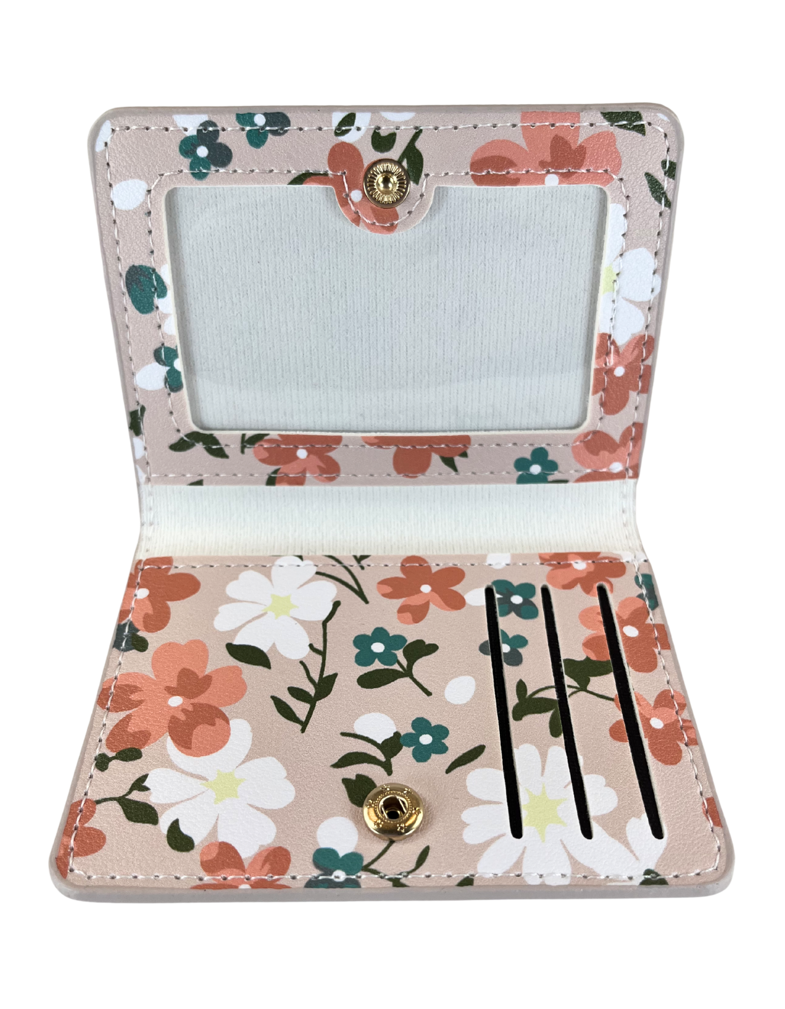 Cardholder Wallet: Peach Blossom