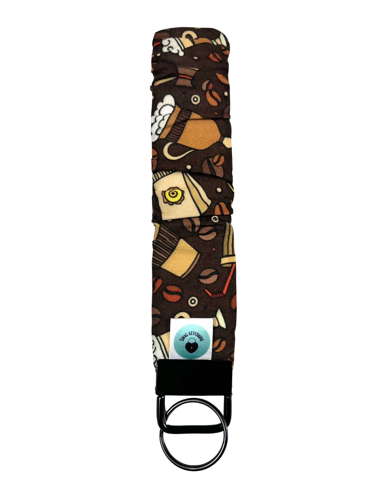 Wristlet-Scrunchie: Coffee