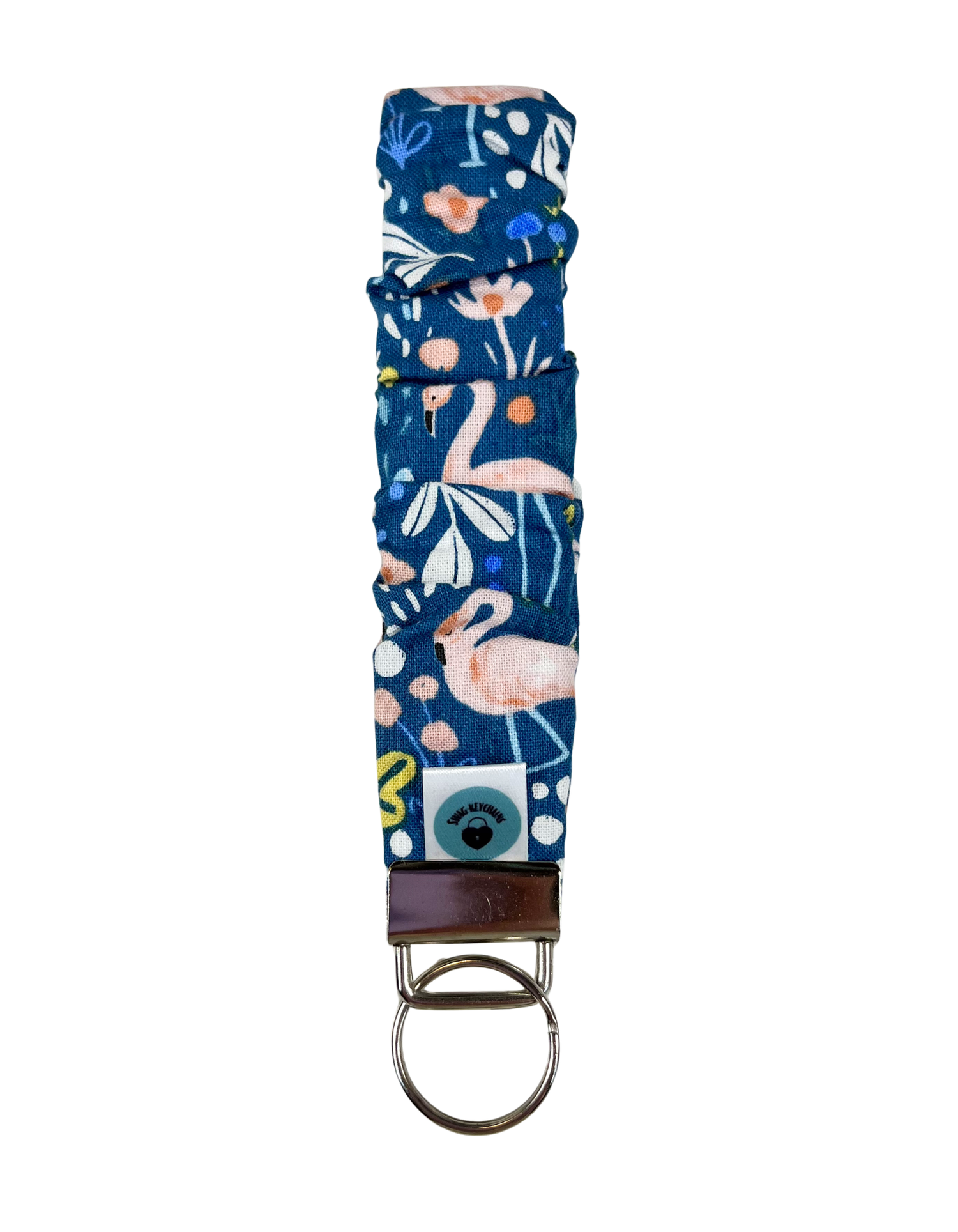 Wristlet-Scrunchie: Flamingo