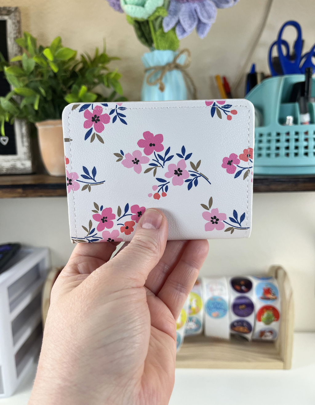 Cardholder Wallet: Sweet Pea