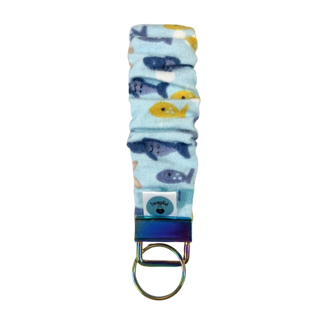 Wristlet-Scrunchie: Fish