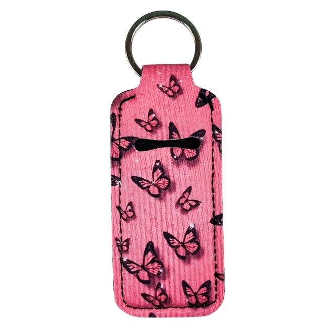 Lip Gloss Holder: Butterflies in Mauve