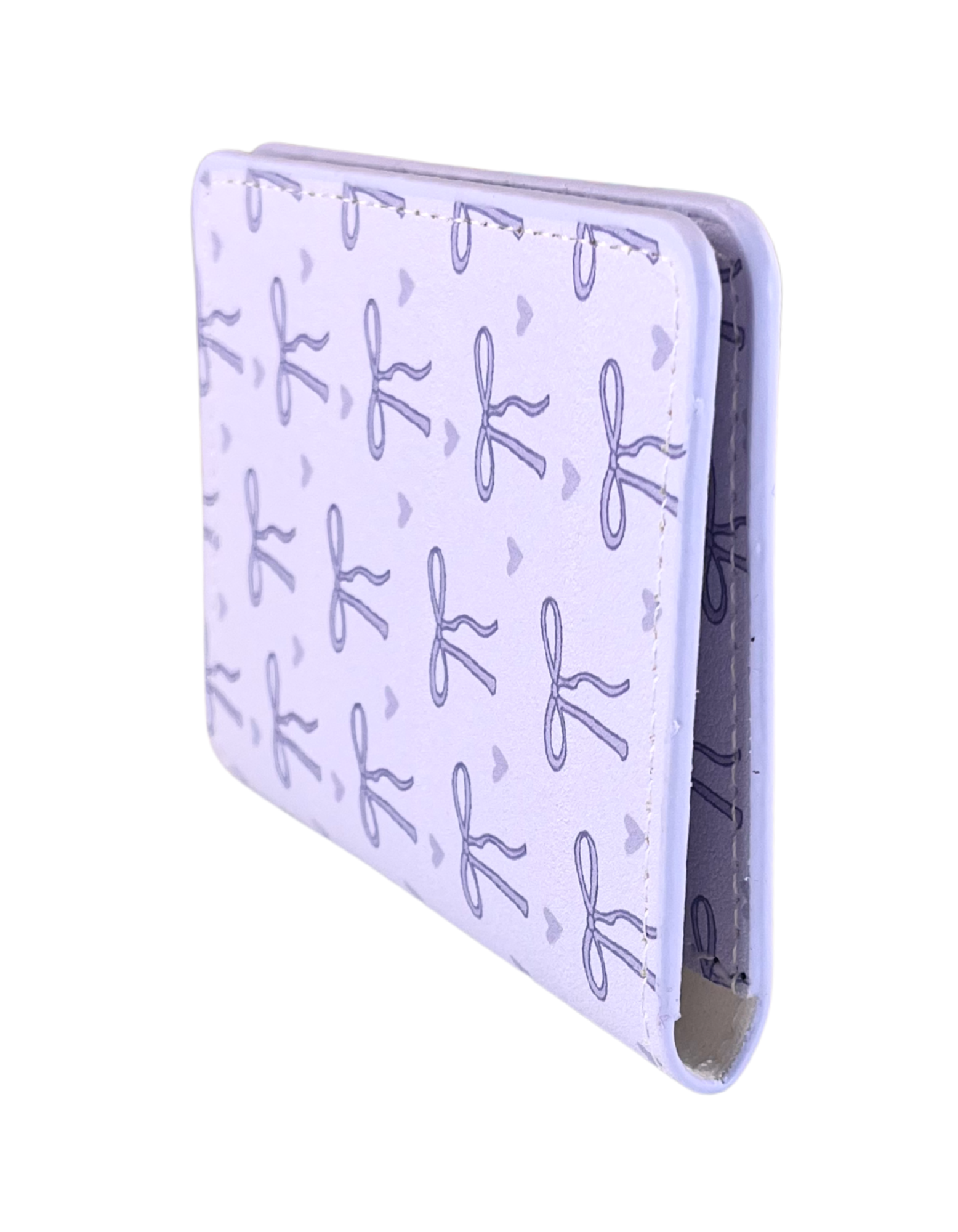 Cardholder Wallet: Bows in Lavender
