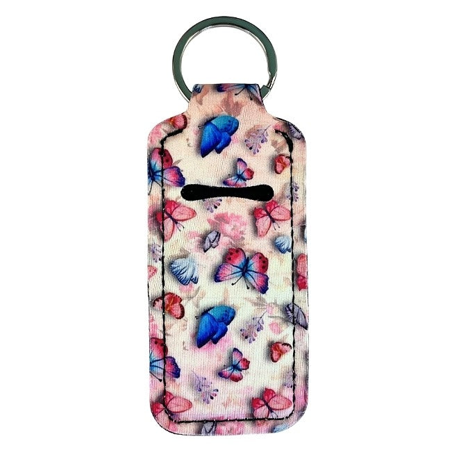 Lip Gloss Holder: Butterflies in Blue