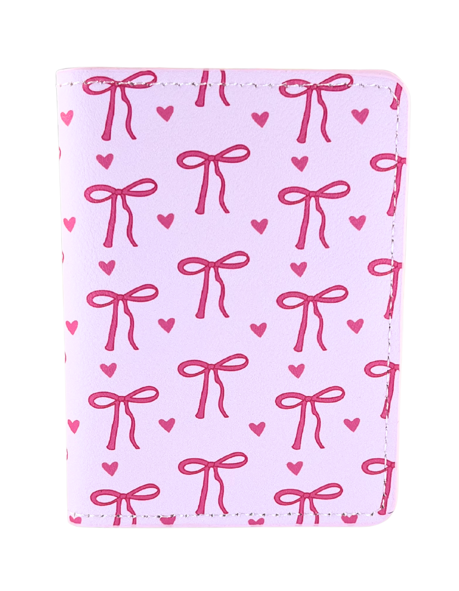 Cardholder Wallet: Bows in Pink Passion