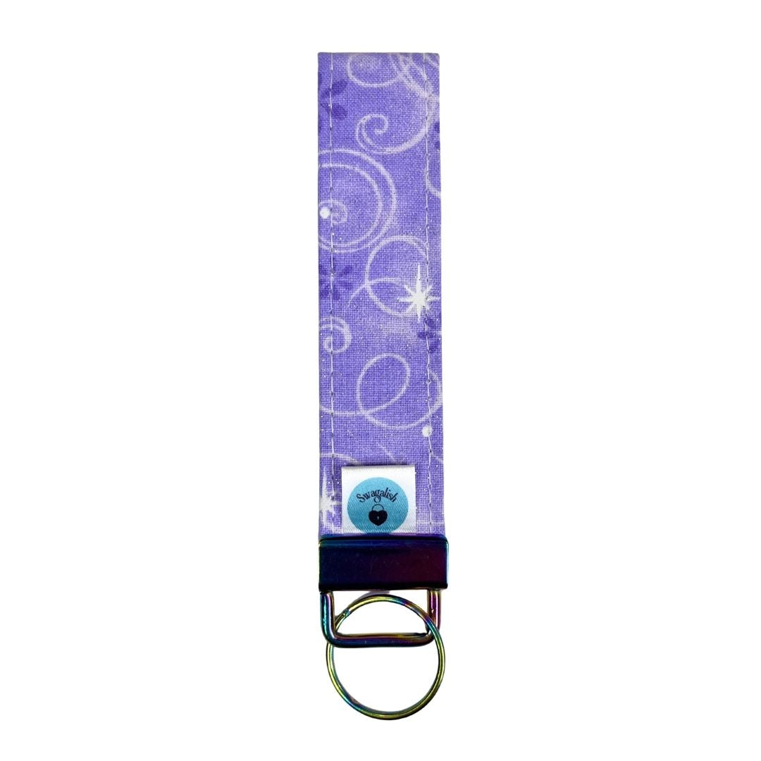 Wristlet-Strap: Stars in Purple