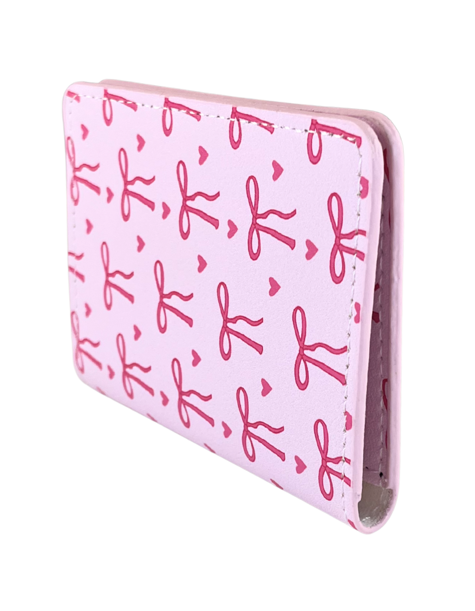 Cardholder Wallet: Bows in Pink Passion