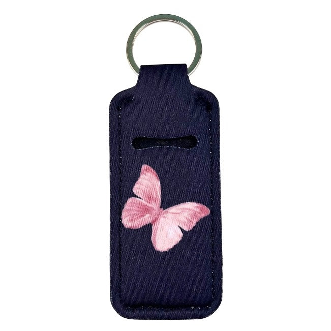 Lip Gloss Holder: Butterflies in Black