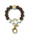 Wristlet-Beaded: Dark Chocolate