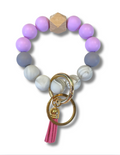 Wristlet-Beaded: Purple Lilac