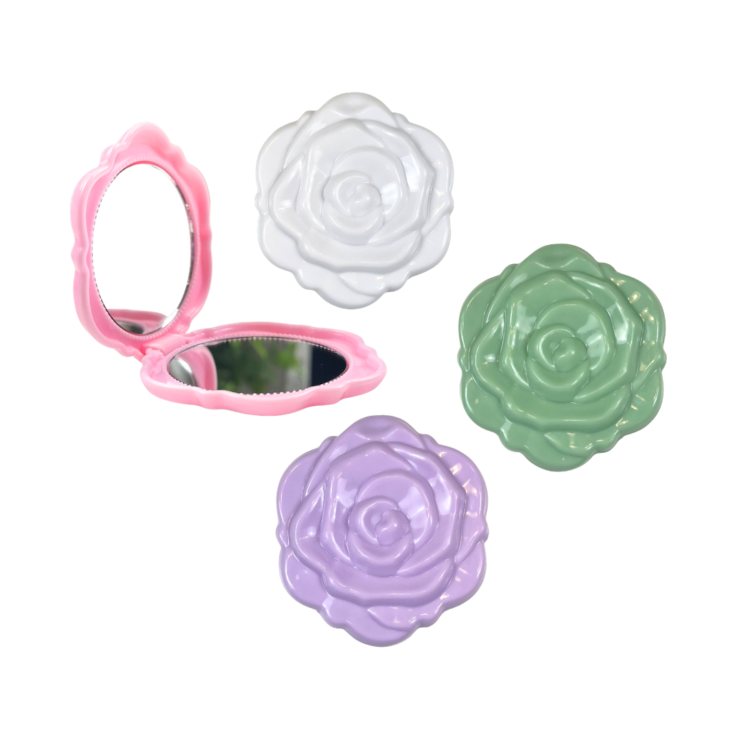 Beauty: Flower Compact Mirror