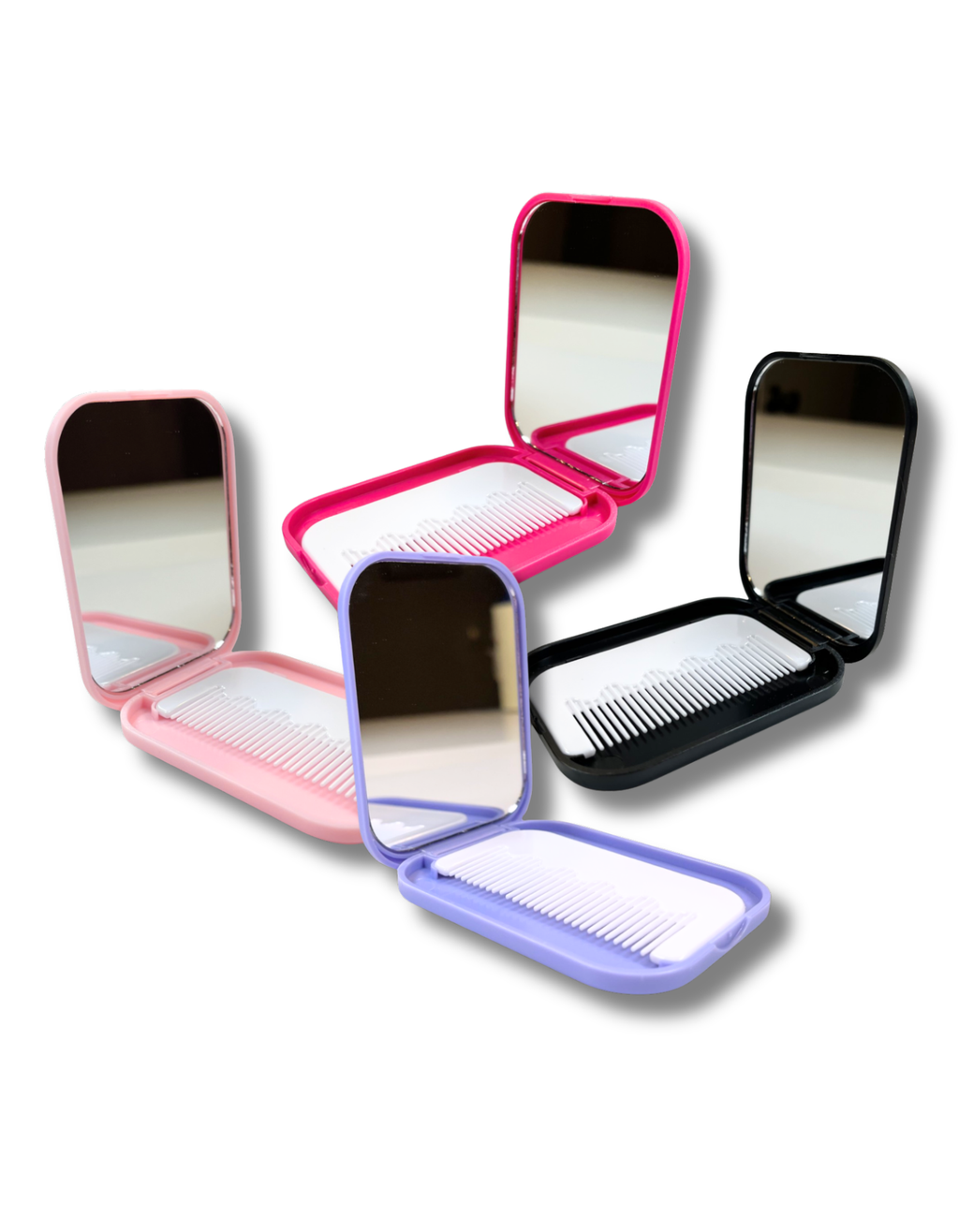 Beauty: Compact Mirror/Comb Combo
