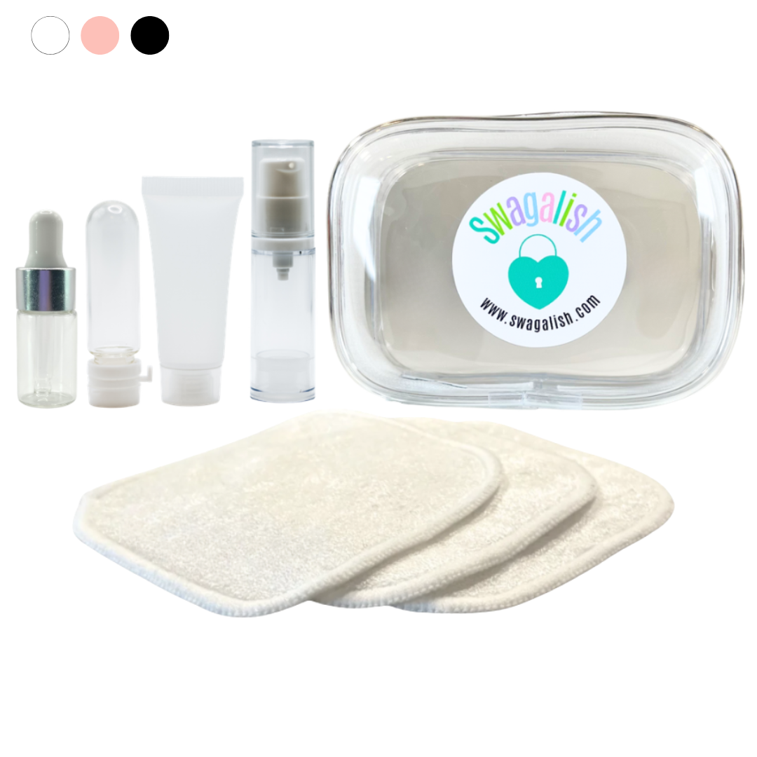 8-Piece Mini Refillable Cleansing Kit