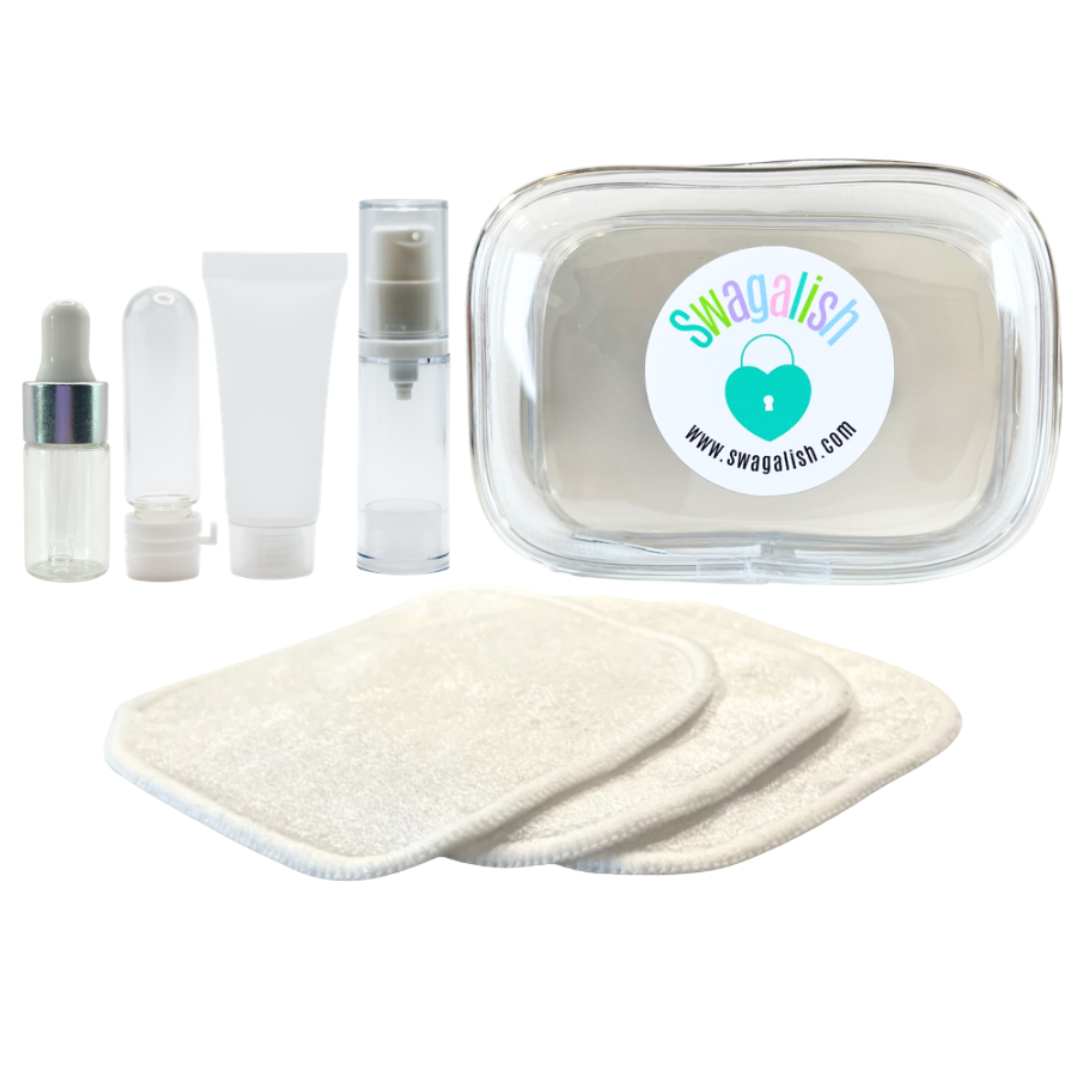 8-Piece Mini Refillable Cleansing Kit
