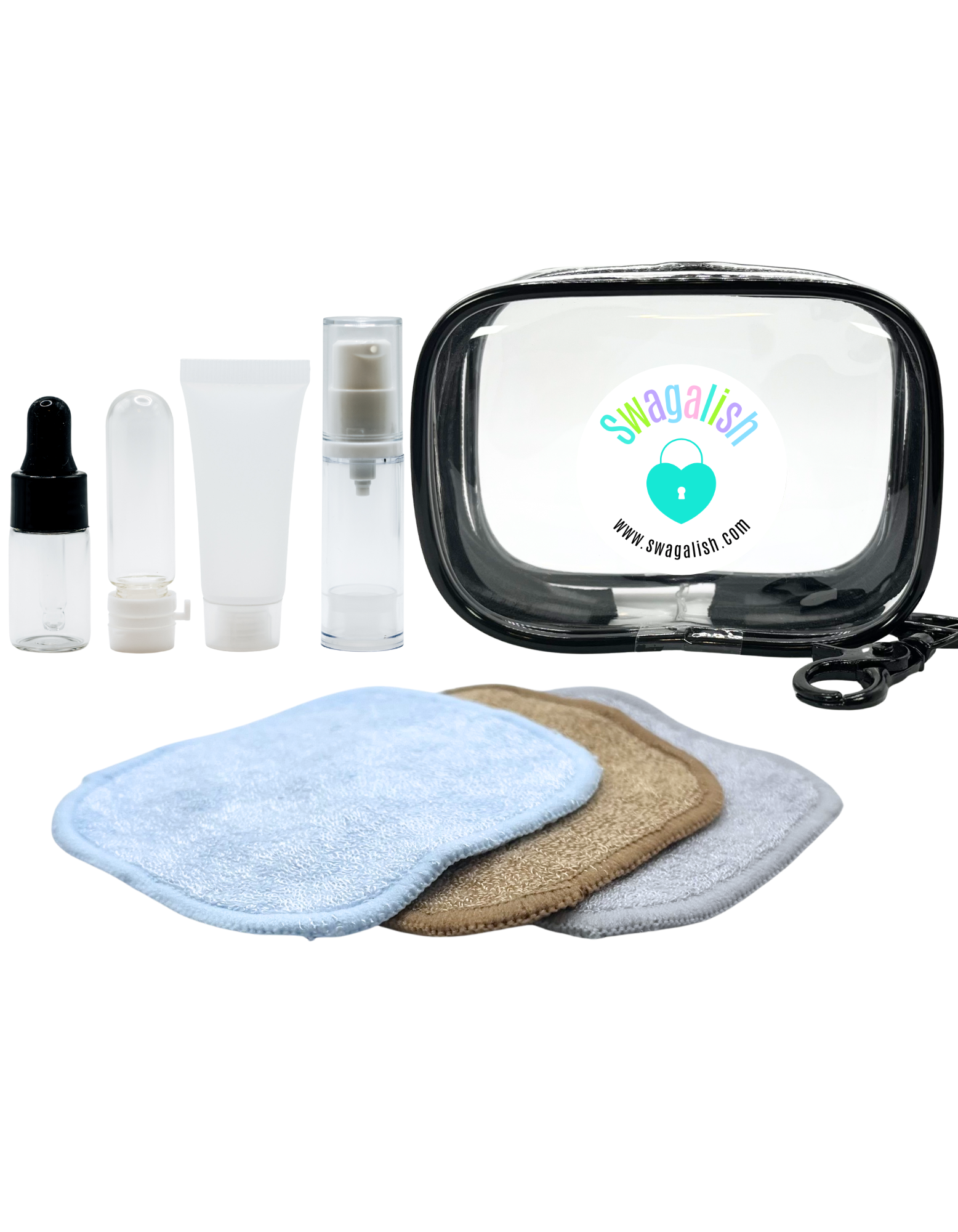 8-Piece Mini Refillable Cleansing Kit