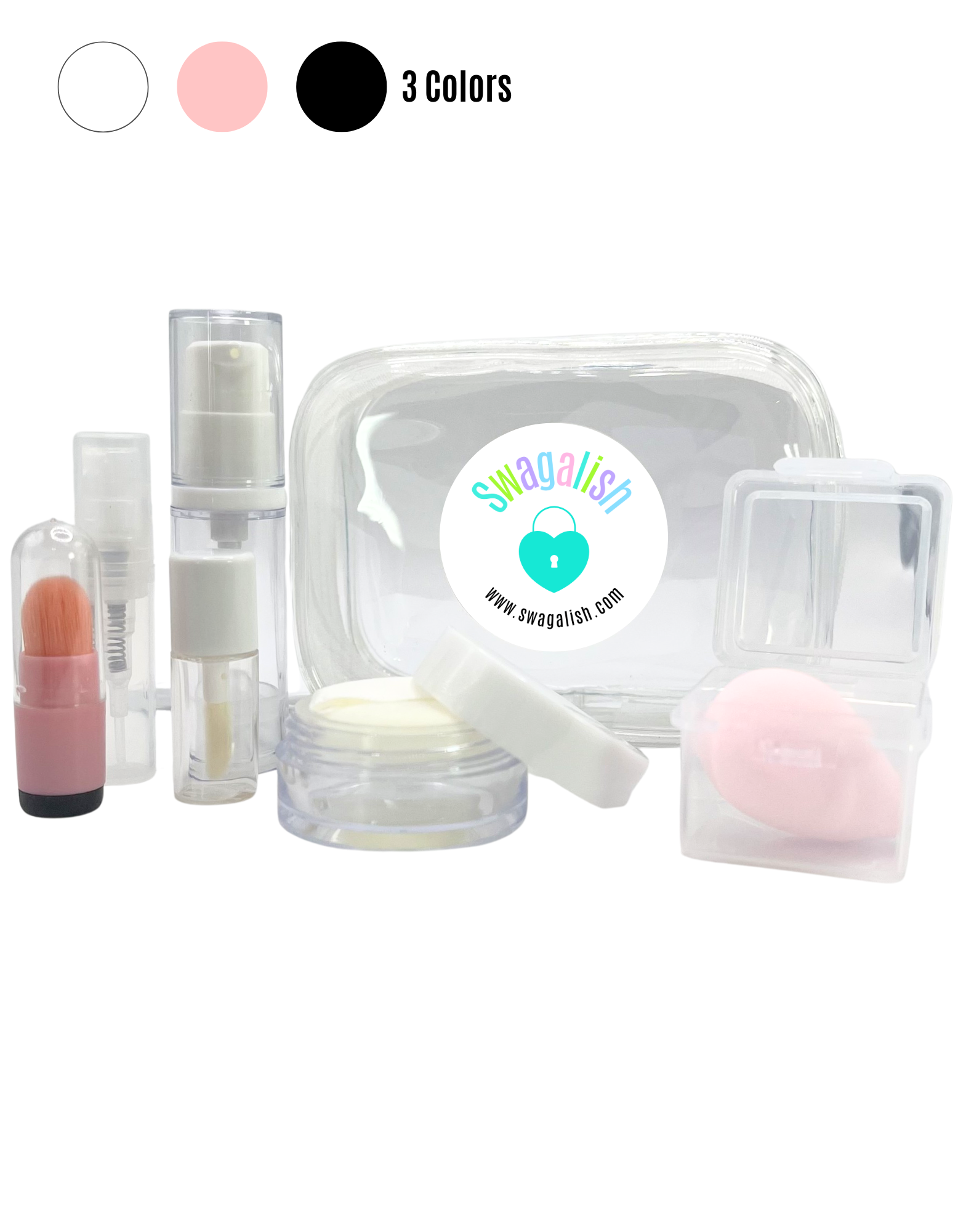 9-Piece Mini Refillable Make-Up Kit