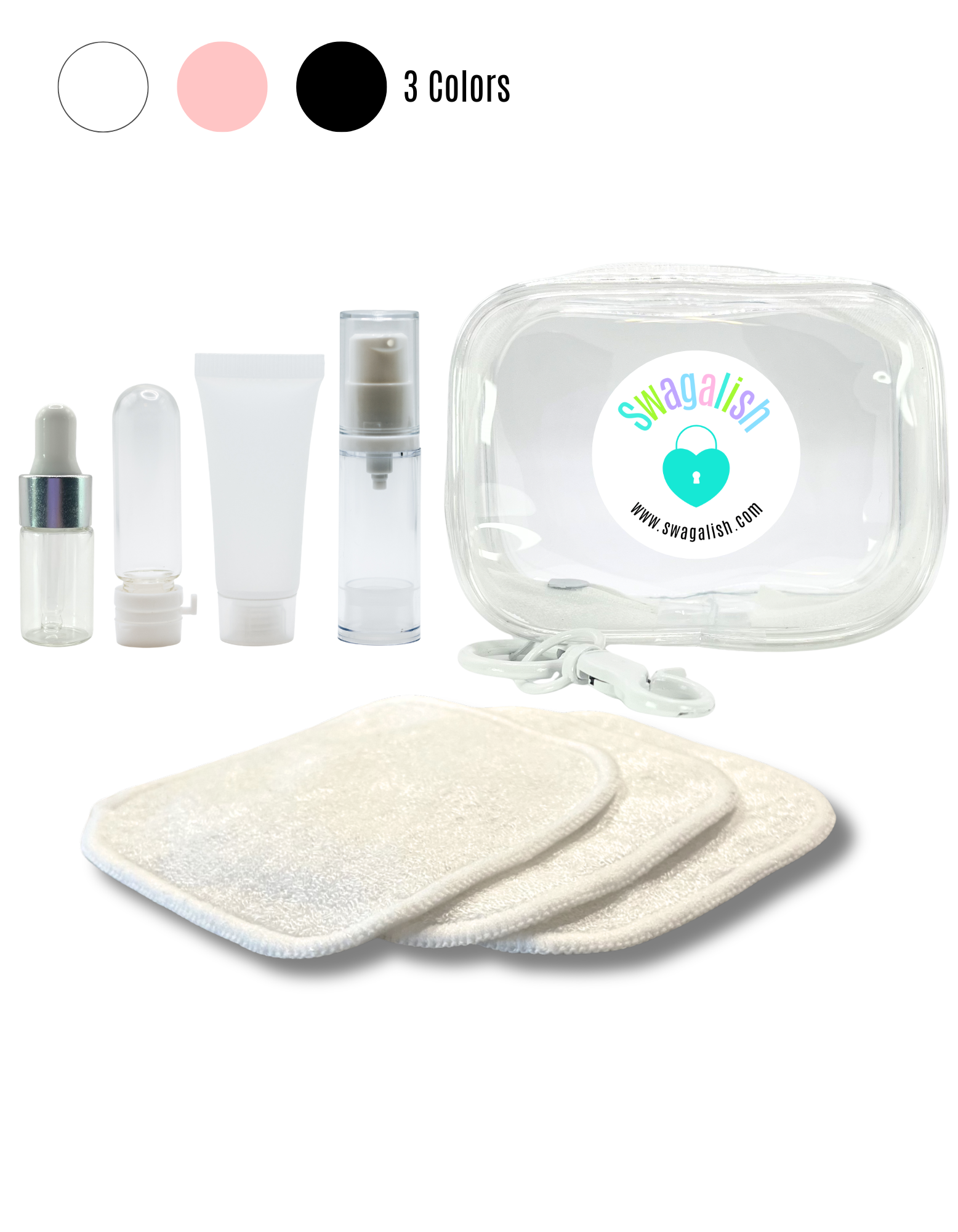 8-Piece Mini Refillable Cleansing Kit