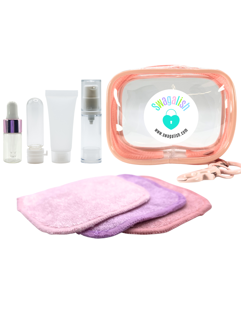 8-Piece Mini Refillable Cleansing Kit