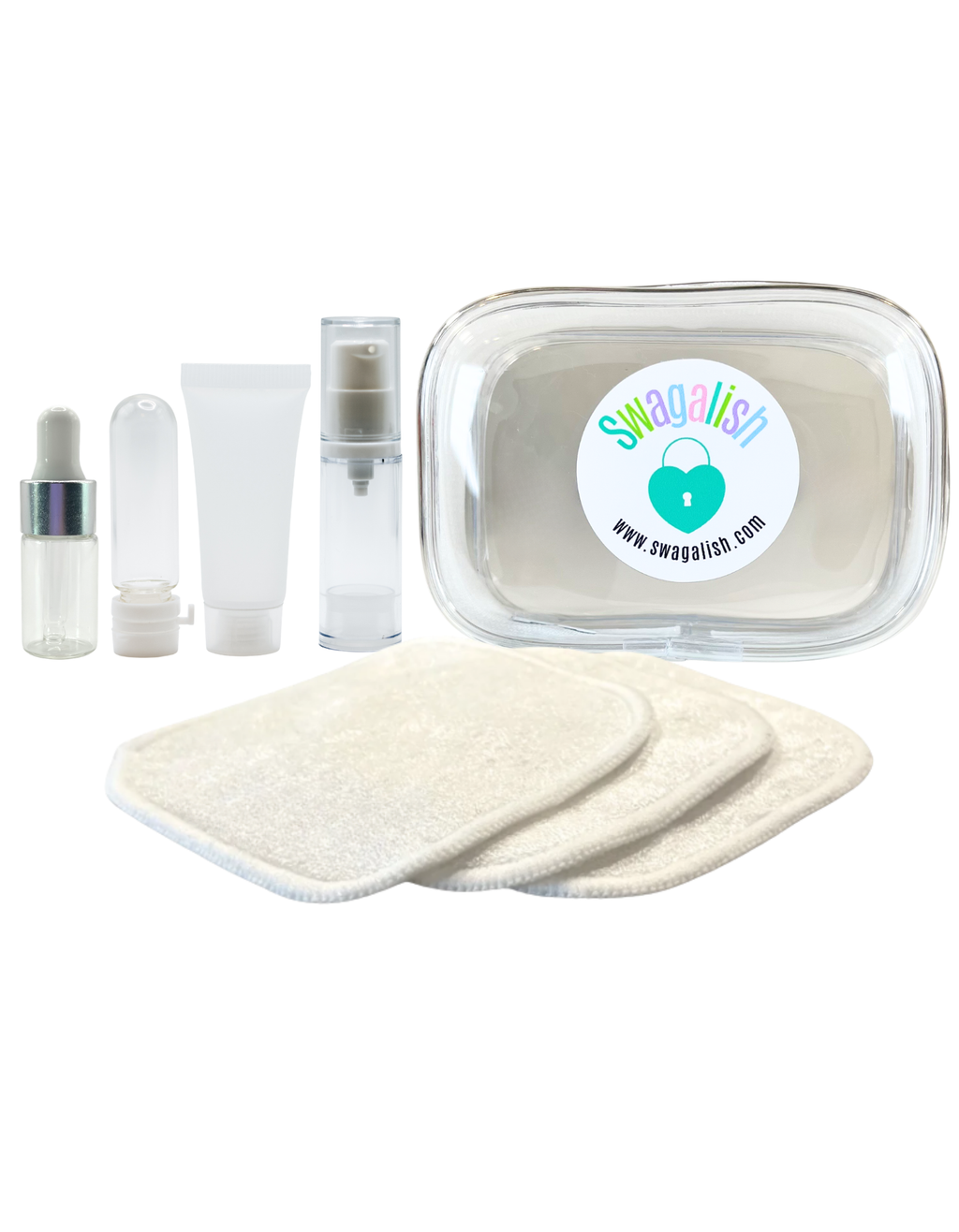 8-Piece Mini Refillable Cleansing Kit