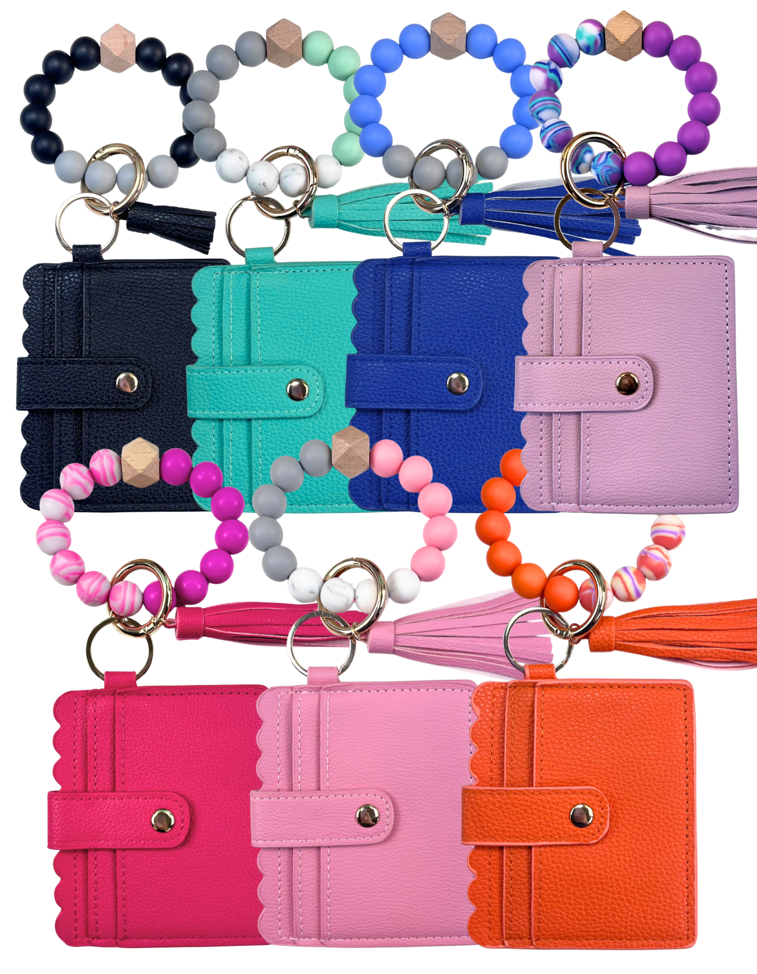 Cardholder: Beaded Wristlet Set