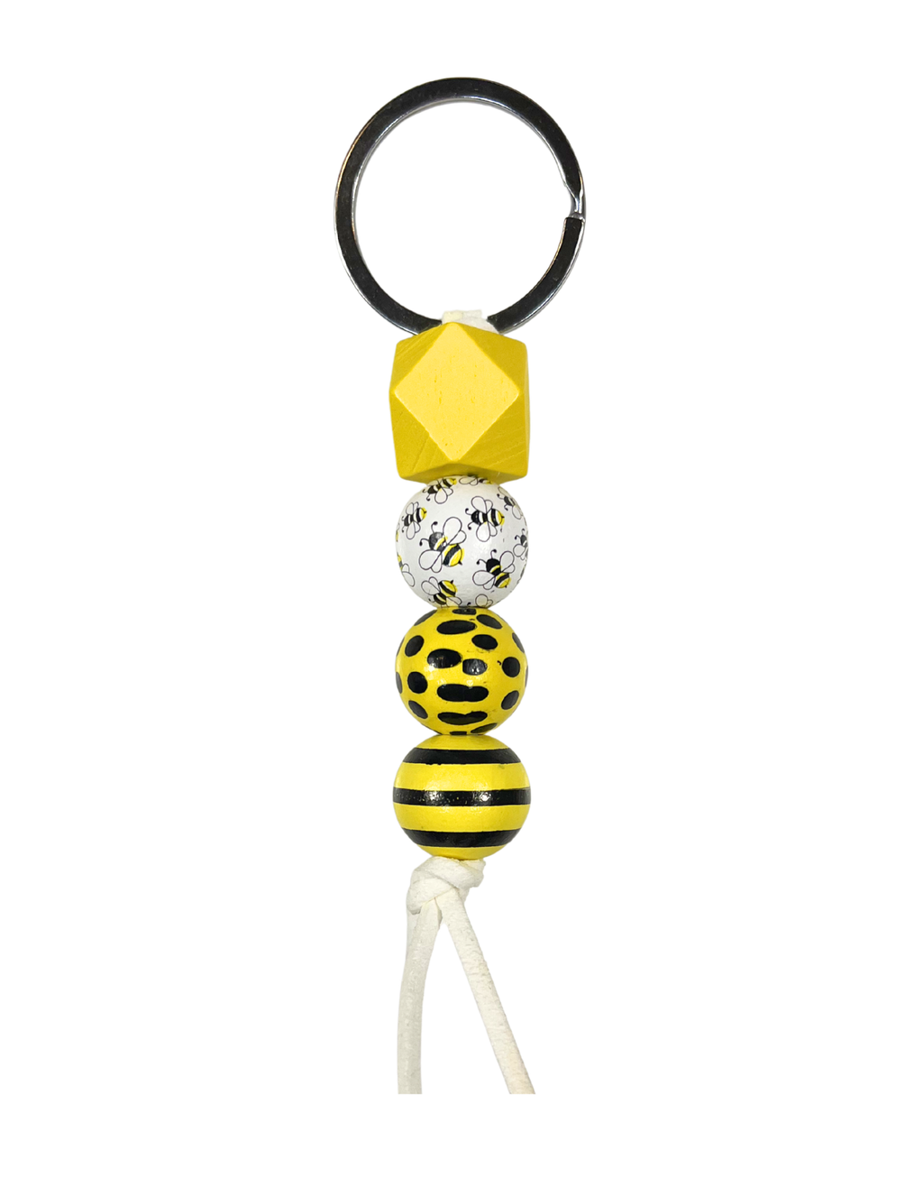 Keychain Charm: Beaded Bee