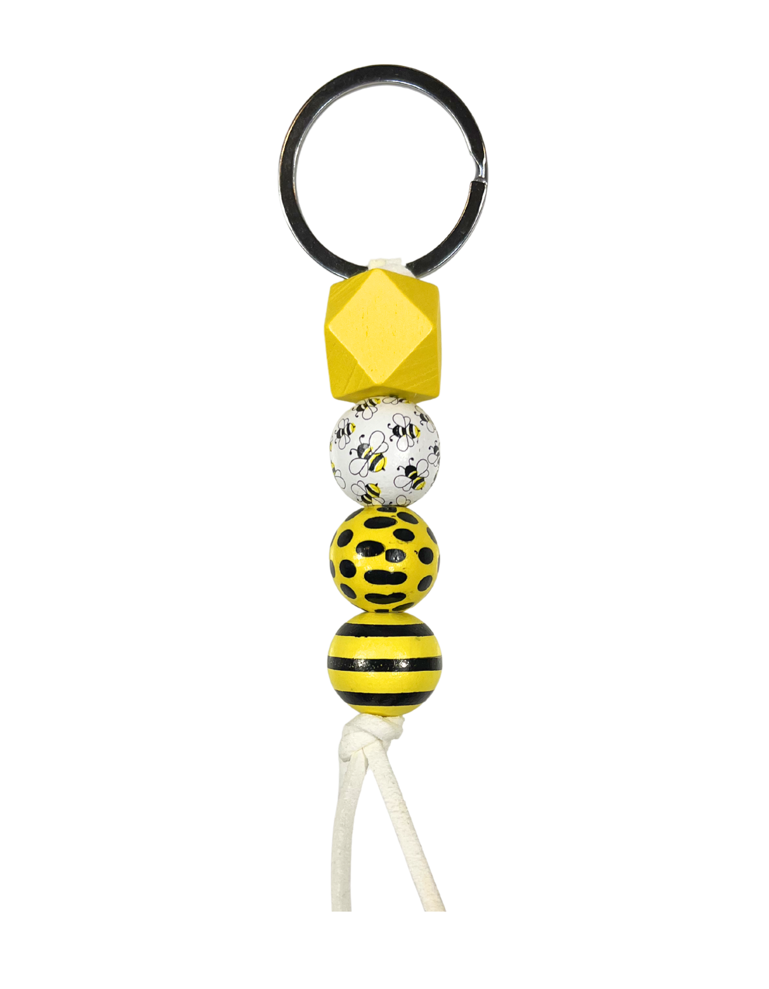 Keychain Charm: Beaded Bee