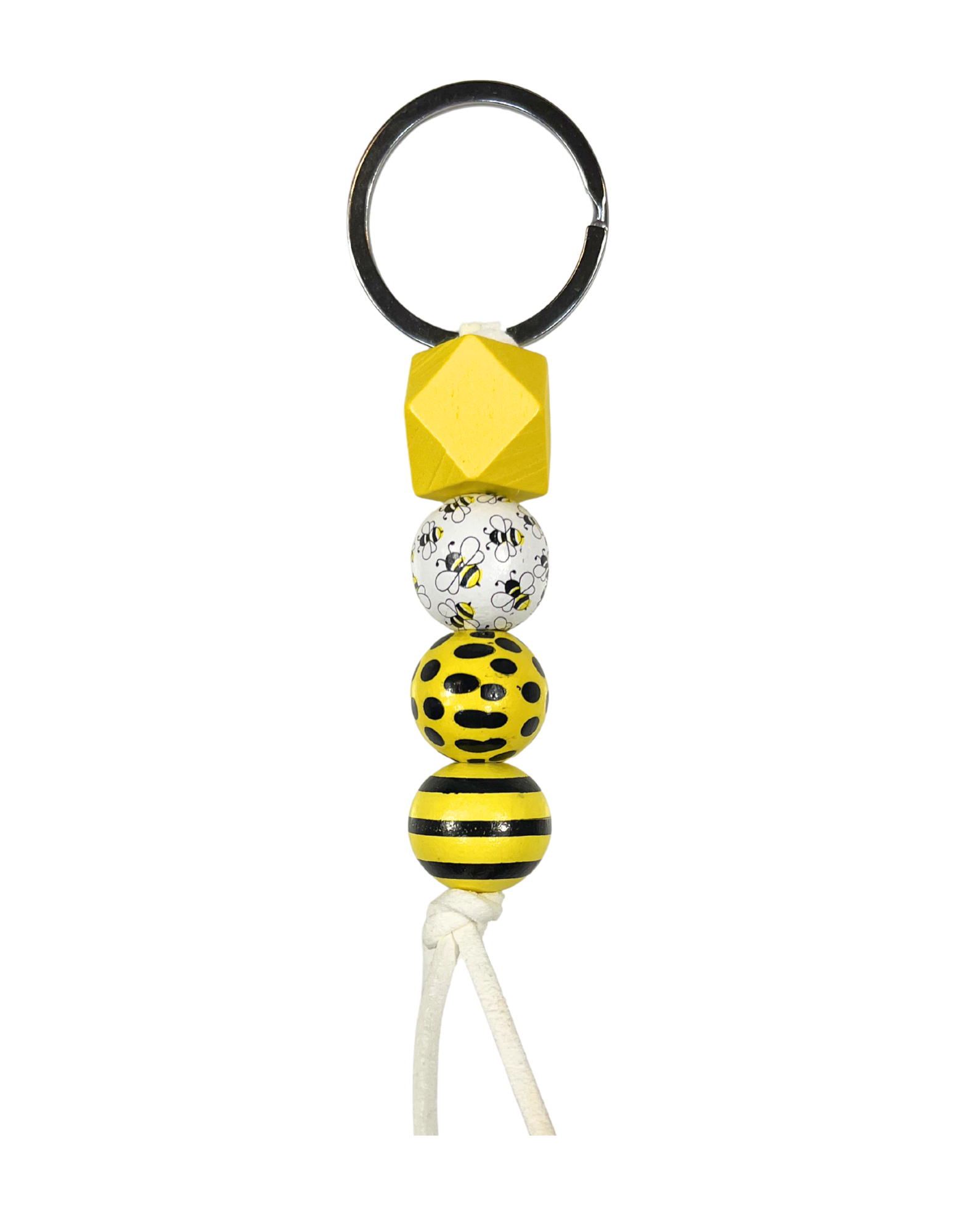 Keychain Charm: Beaded Bee