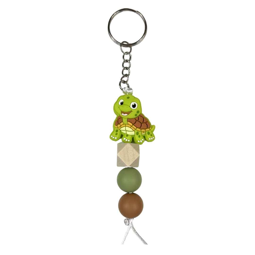 Charm: Beaded Turtle