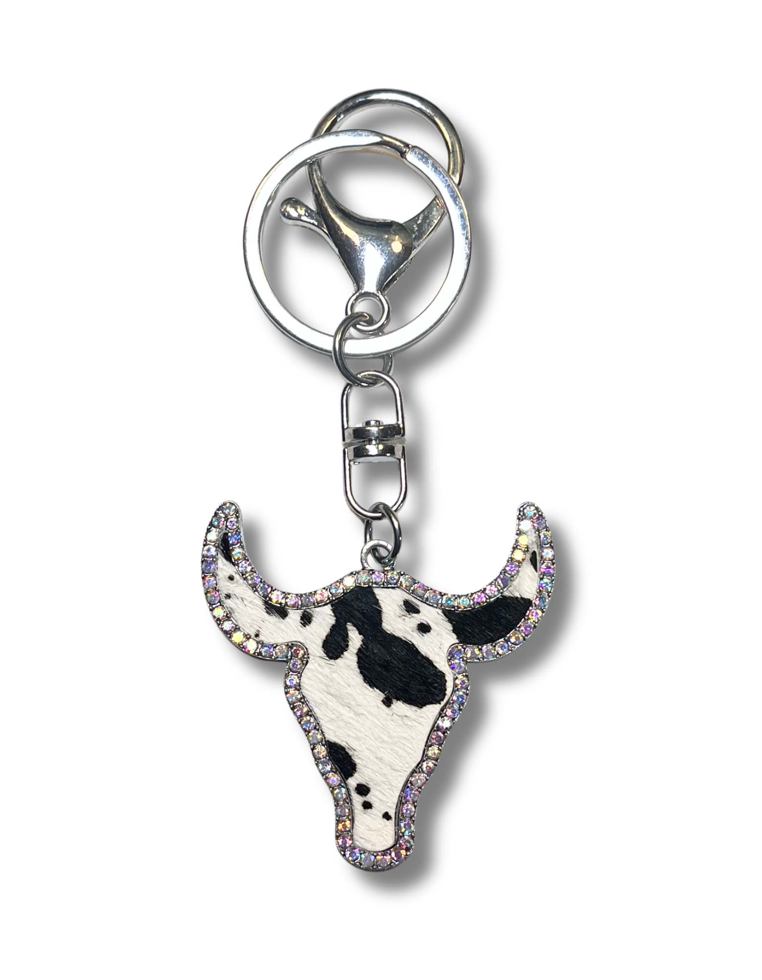 Keychain Charm: Cow Head