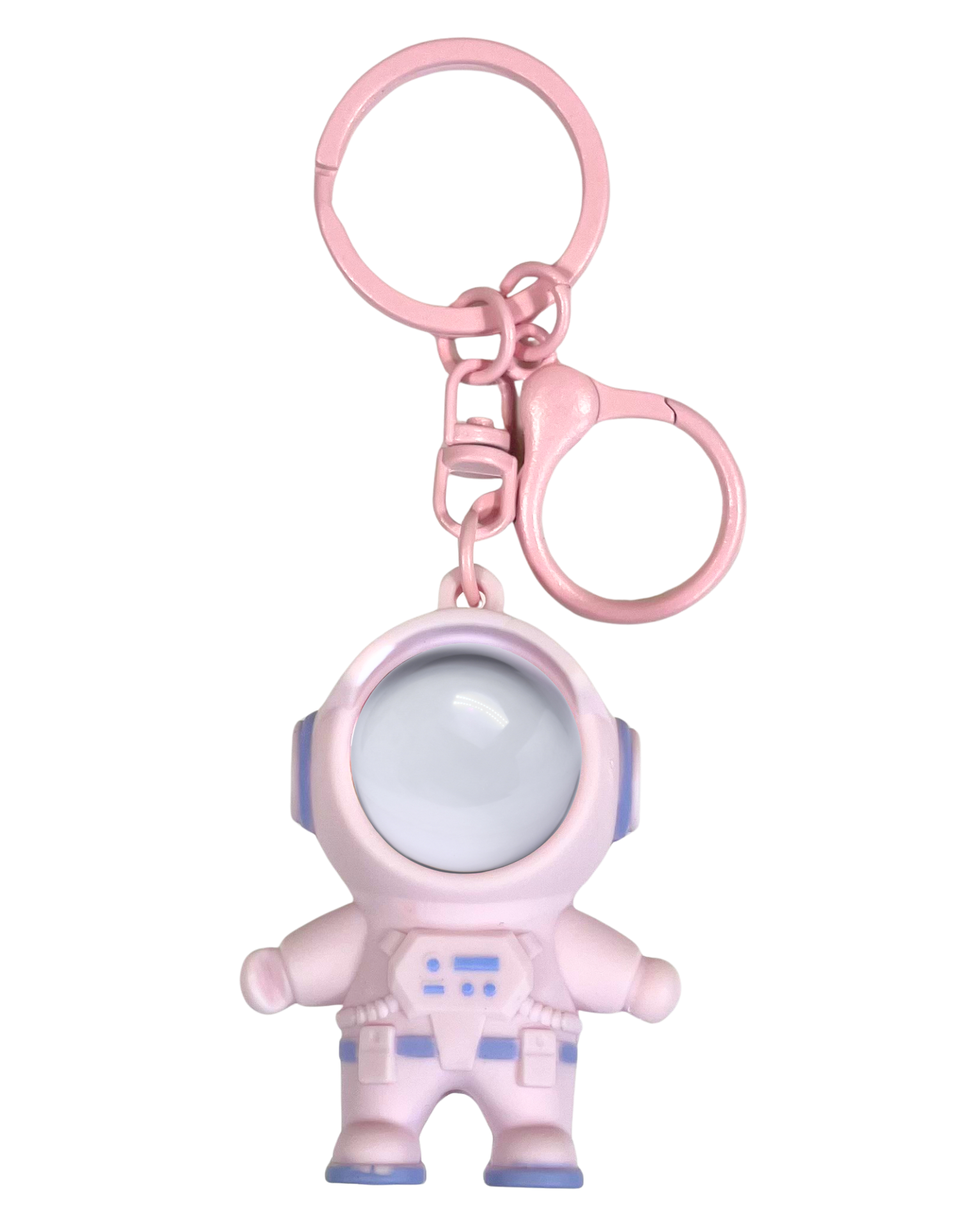 Keychain Charm: Flashlights Astronauts