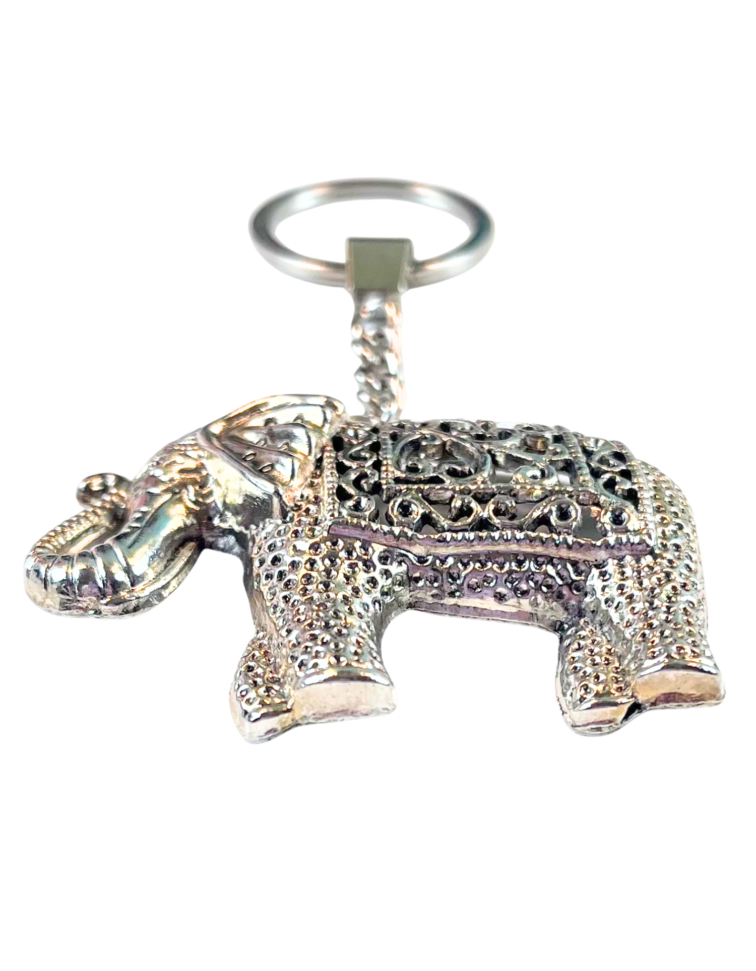 Charm: Embossed Elephant