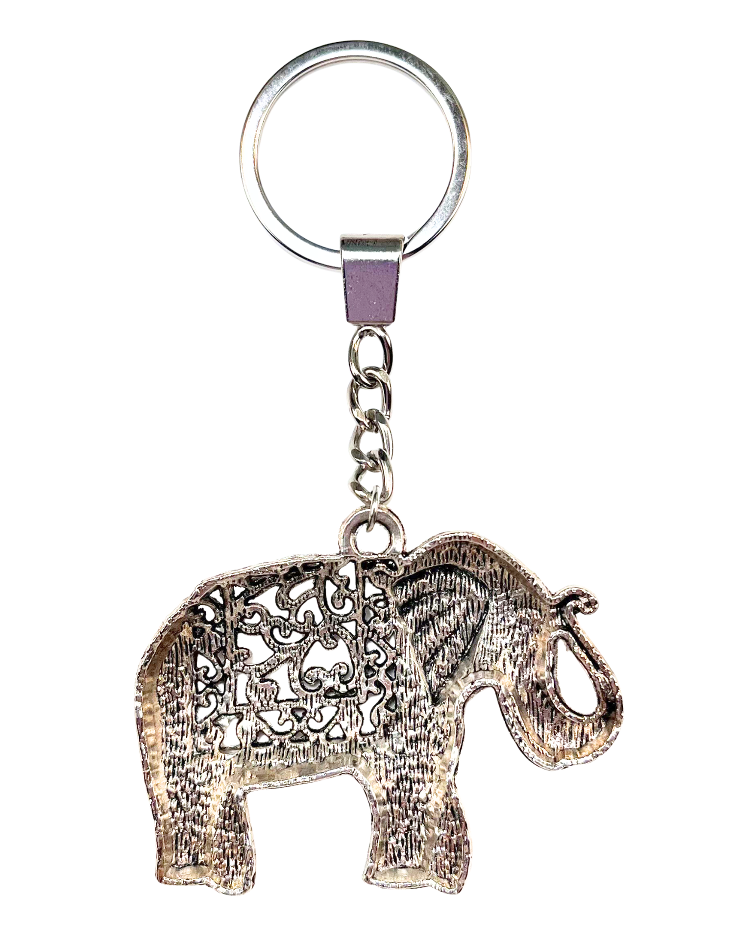 Charm: Embossed Elephant