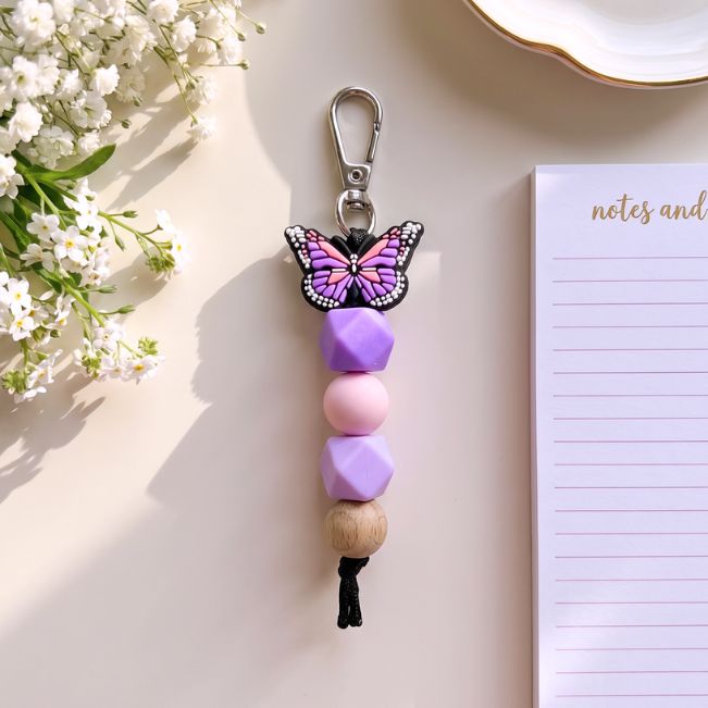 Charm: Beaded Butterfly