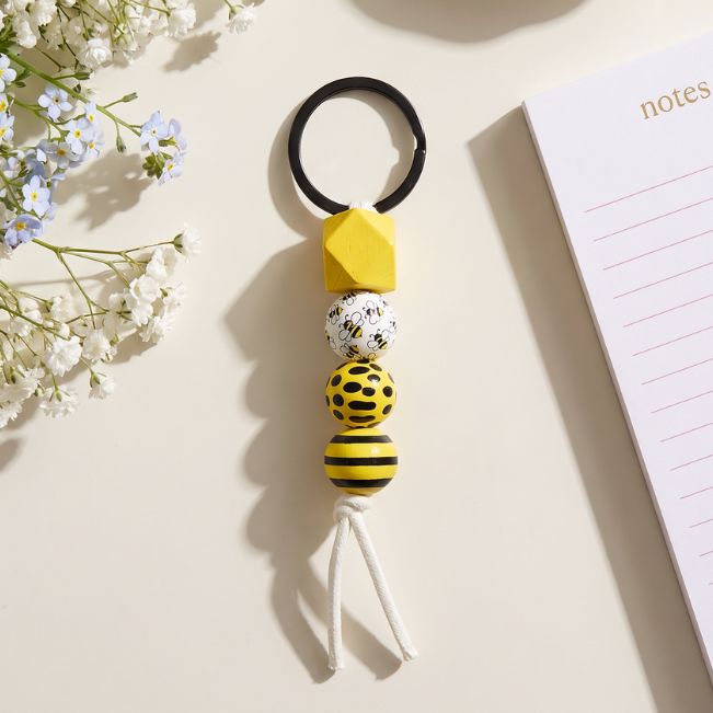 Charm: Beaded Bee