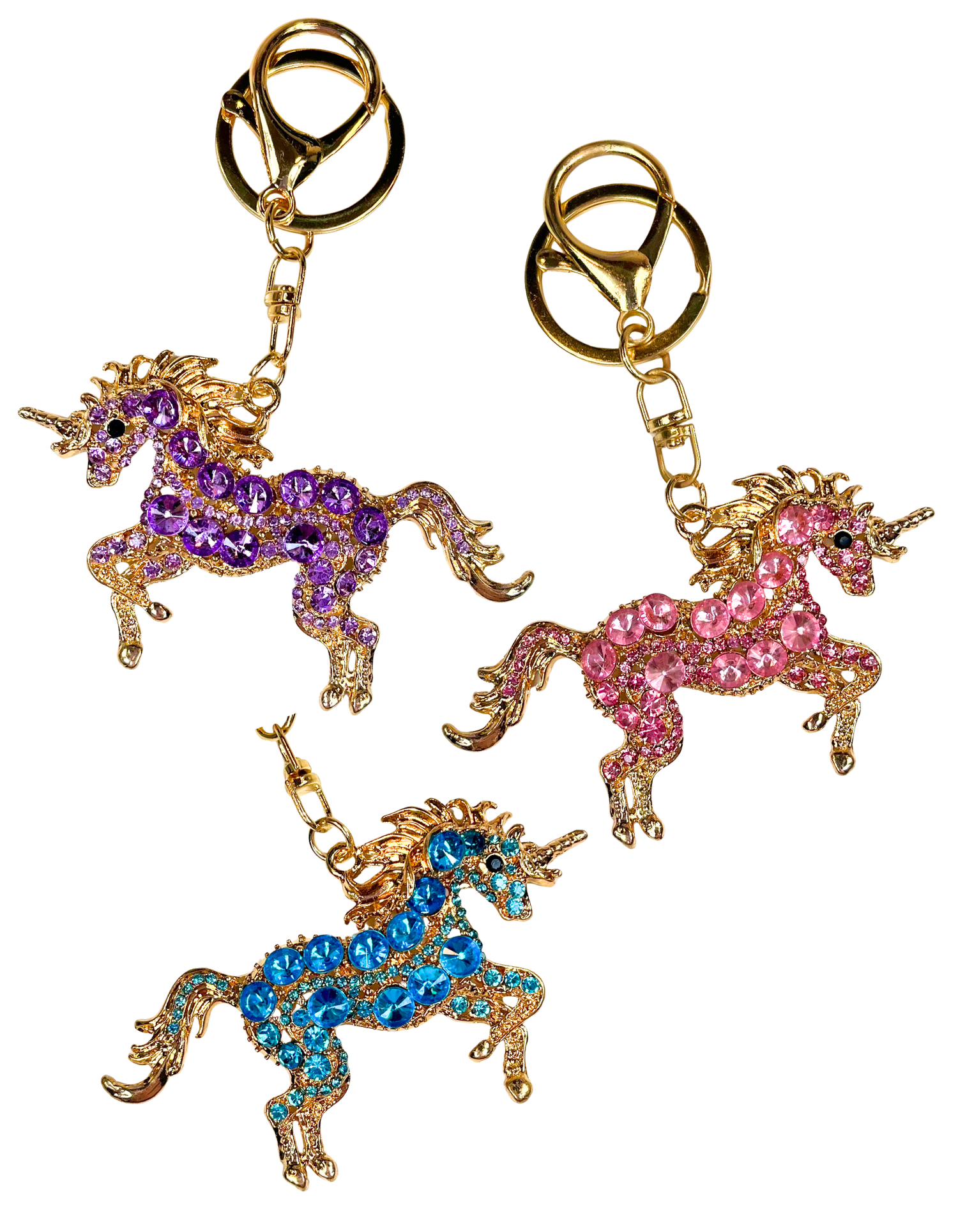 Charm: Rhinestone Unicorns