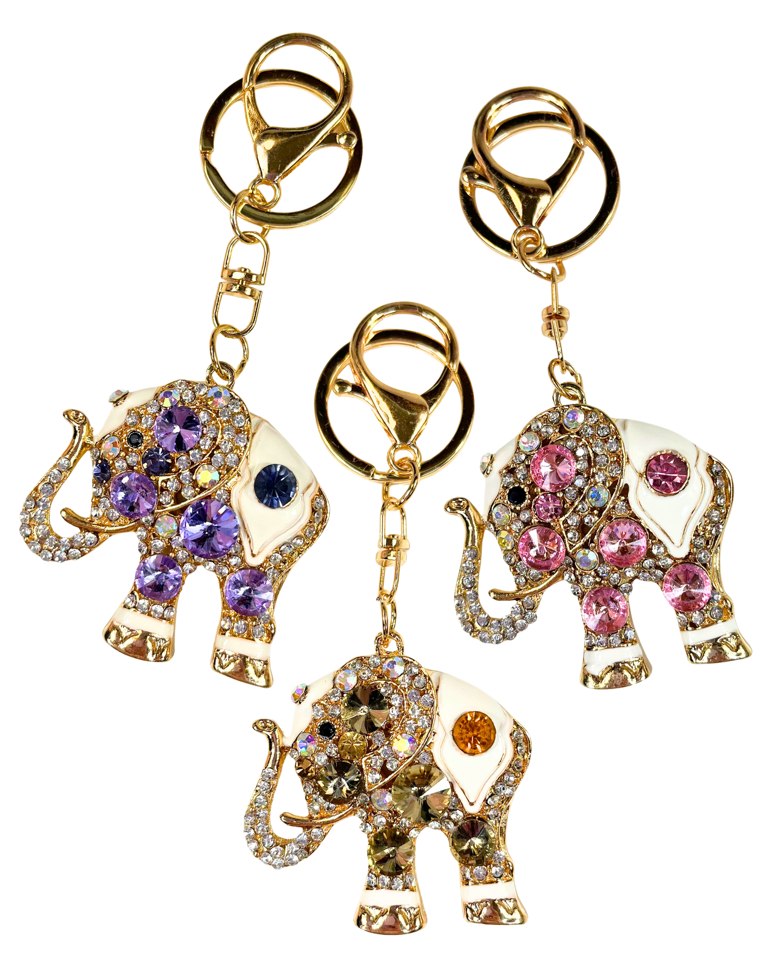 Charm: Bejeweled Elephants