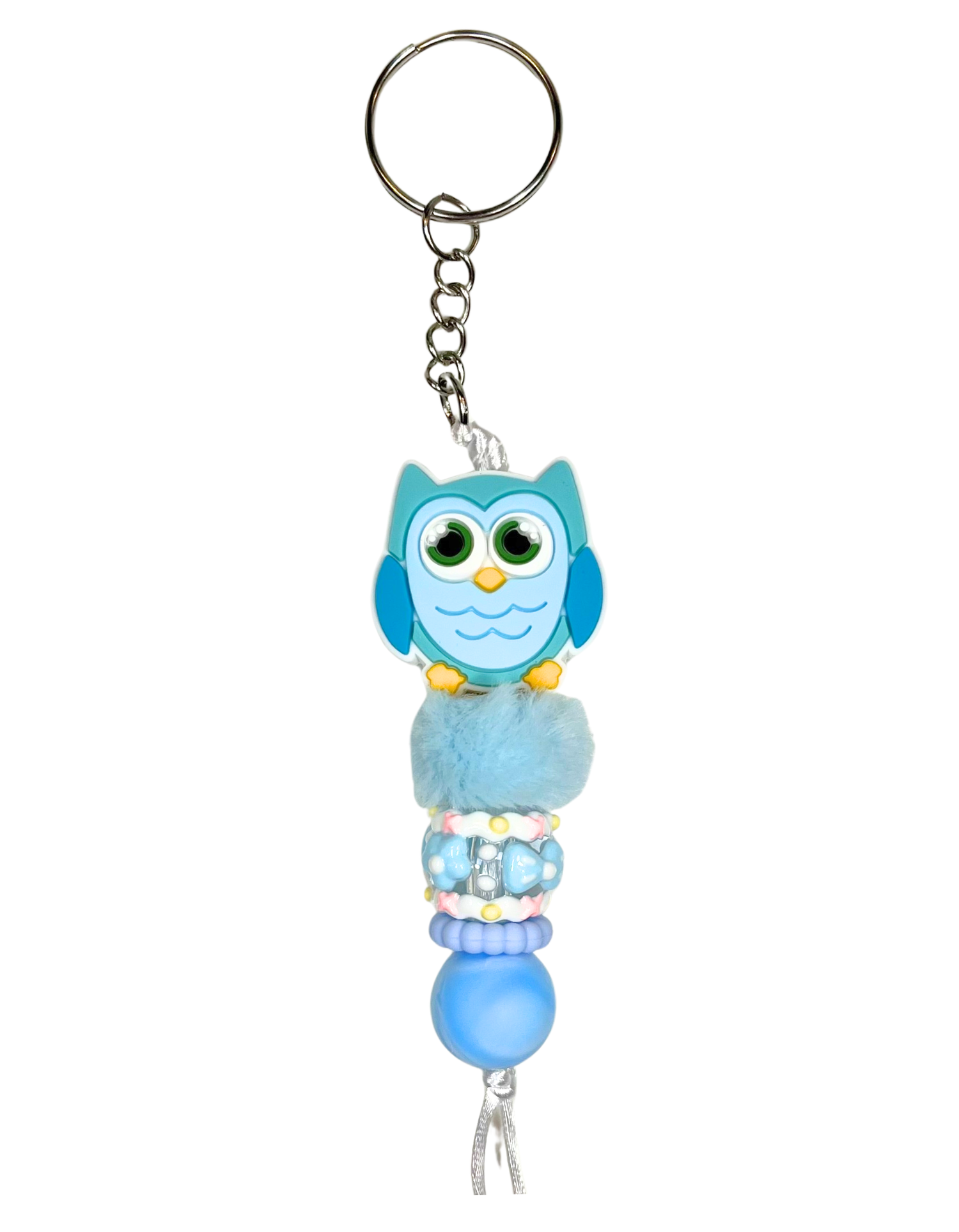 Charm: Beaded Owls II