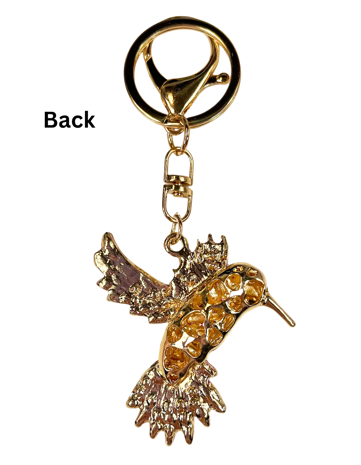 Charm: Rhinestone Hummingbirds