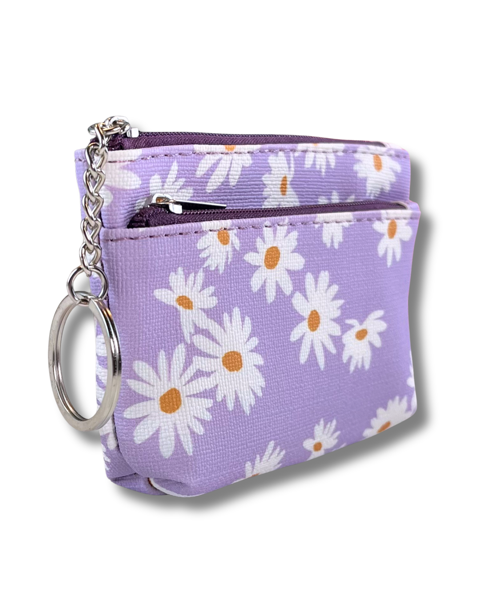 Coin Purse: Daisies 2-Zip