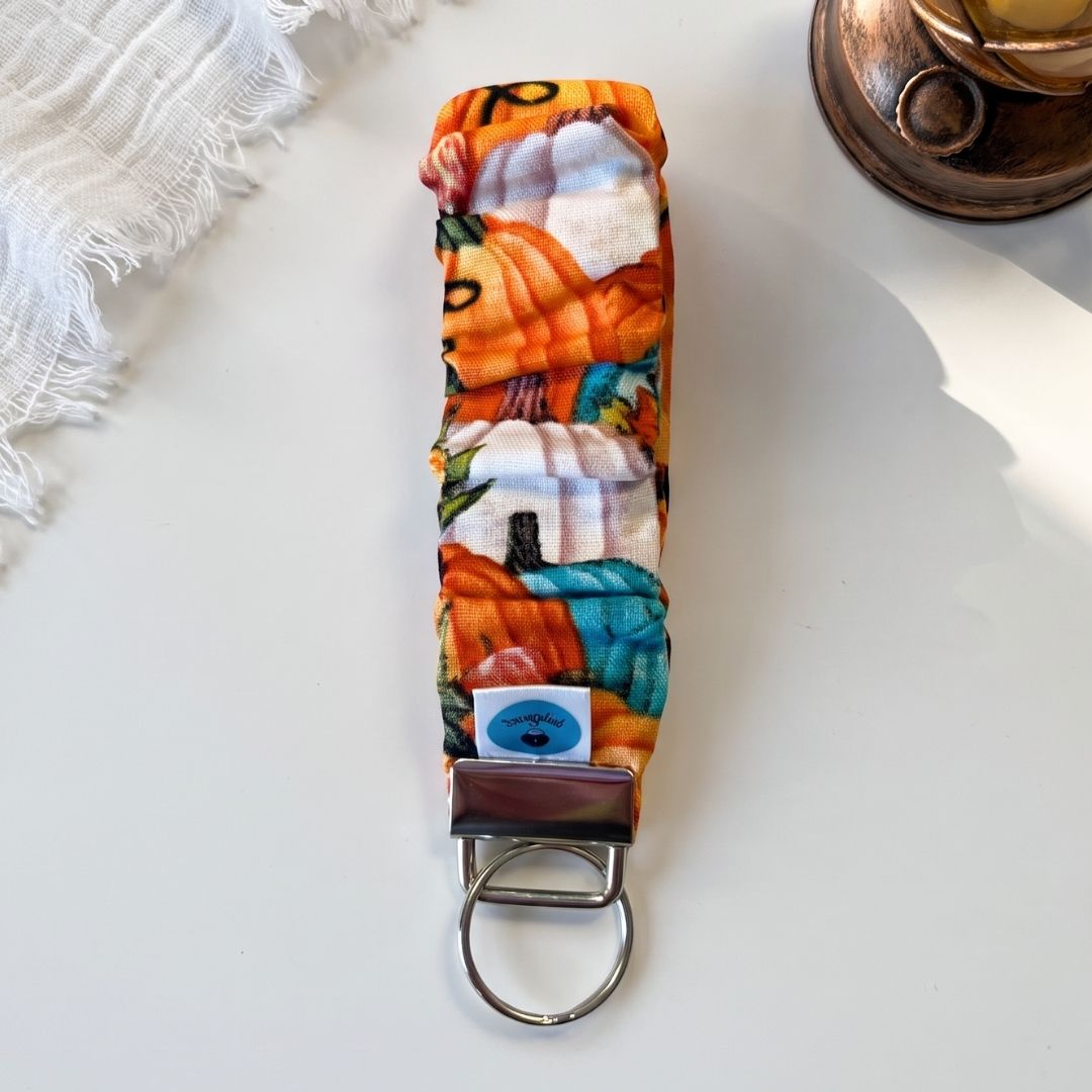 Wristlet-Scrunchie: Pumpkins