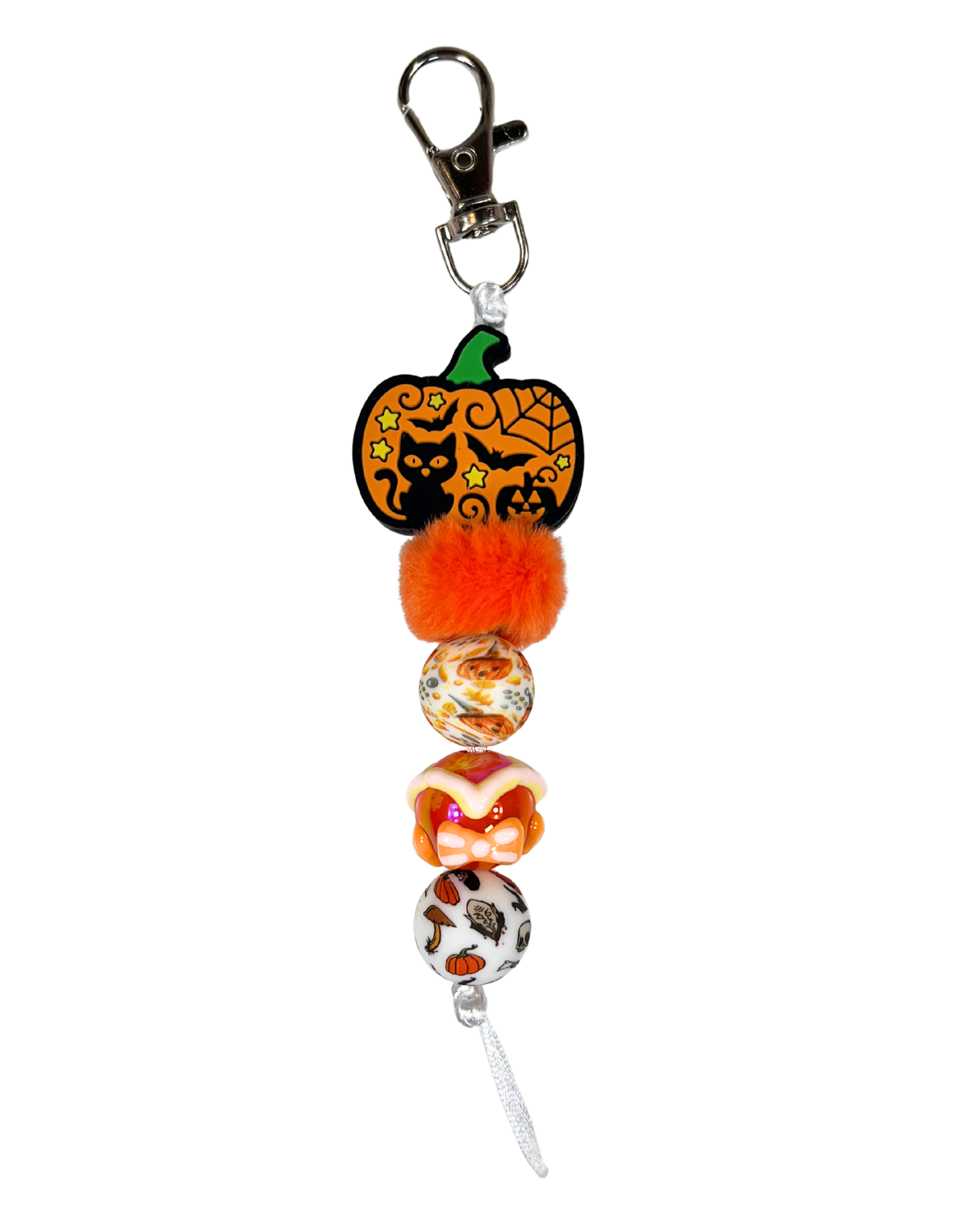 Charm: Beaded Pumpkins & Spice