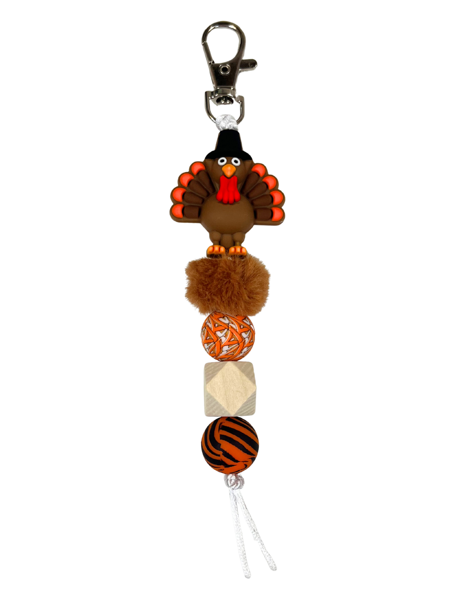 Charm: Beaded Turkey